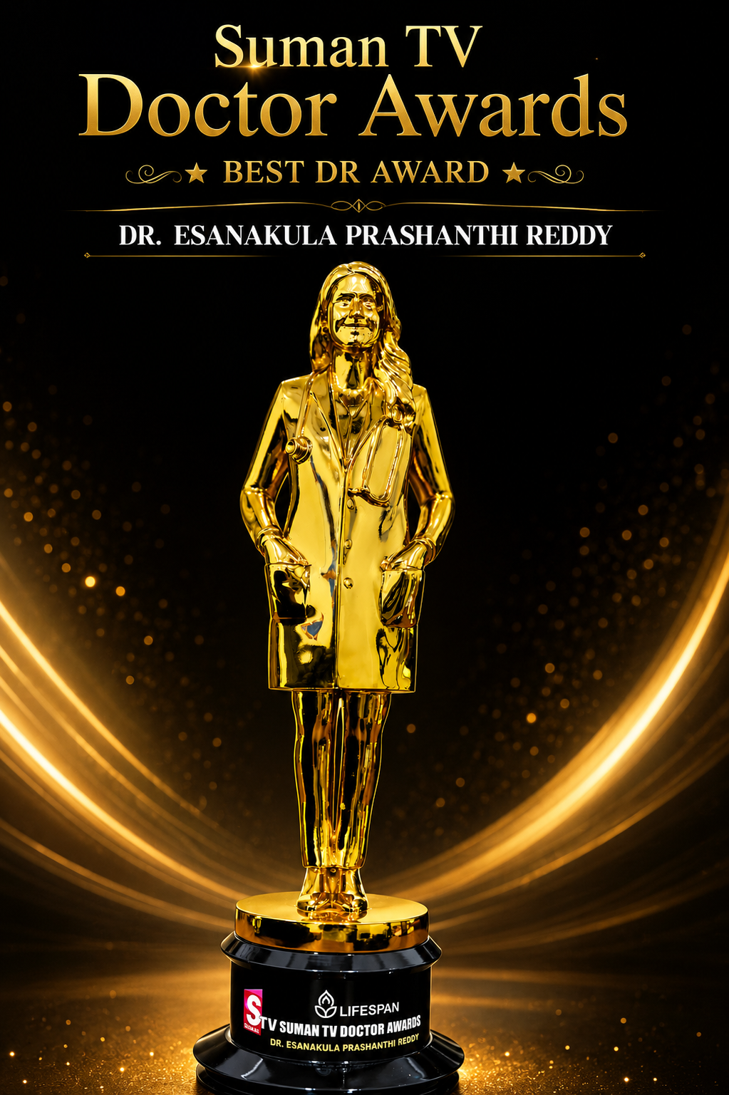 STV Suman TV Doctor Award – Dr. Prashanthi Reddy