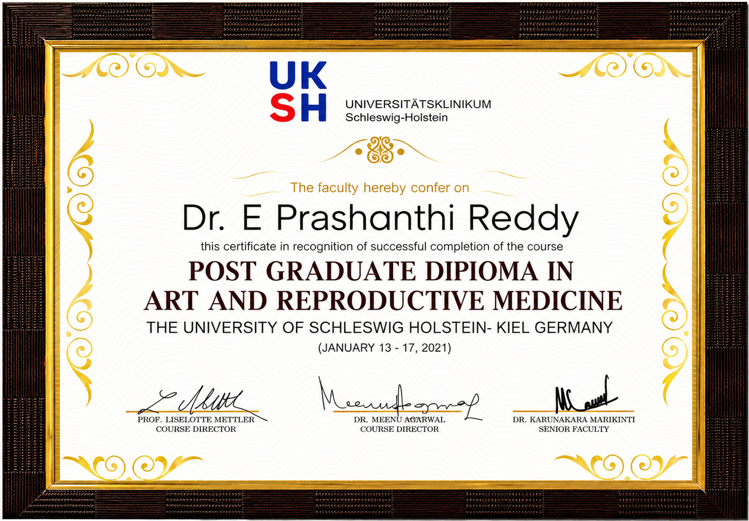 PG Diploma ART – Kiel University Germany