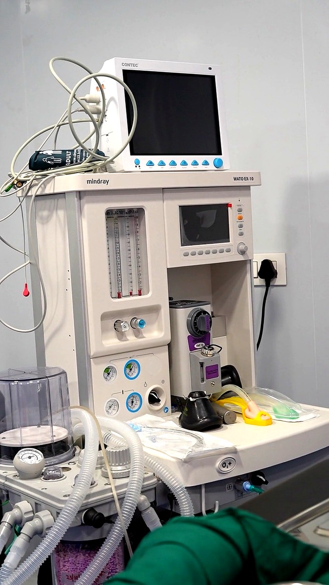 Mindray anaesthesia machine Mother Hospitals OT