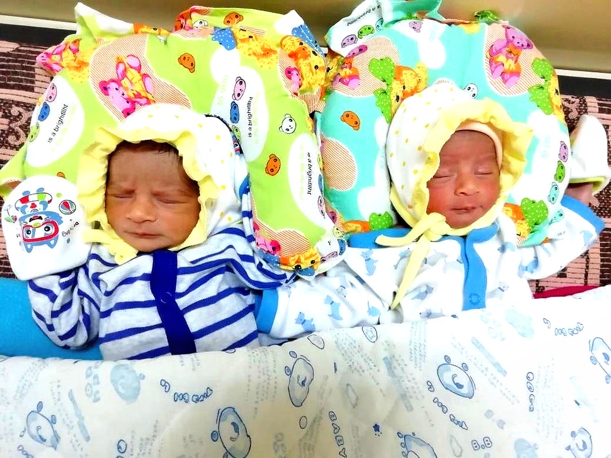 IVF twins miracle babies Mother Hospitals